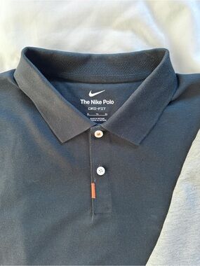 Nike Men’s Black Dri-FIT Polo Shirt Like New